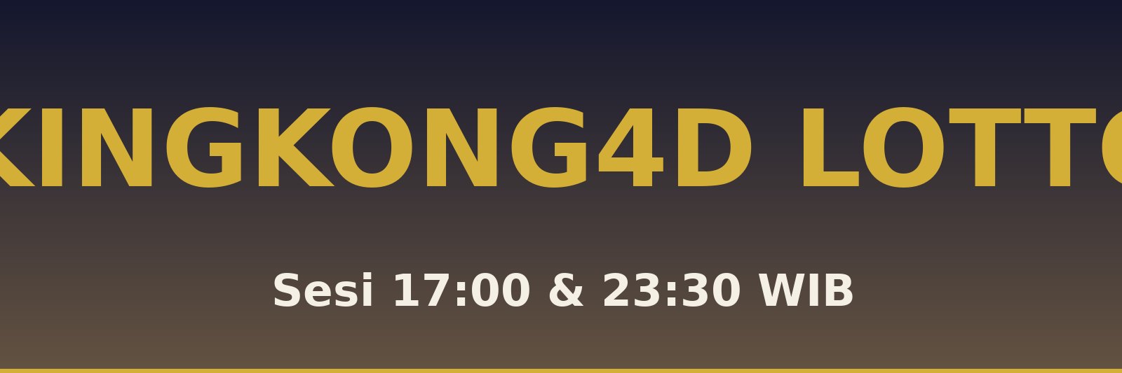 Kingkong4D Lotto Medan Johor